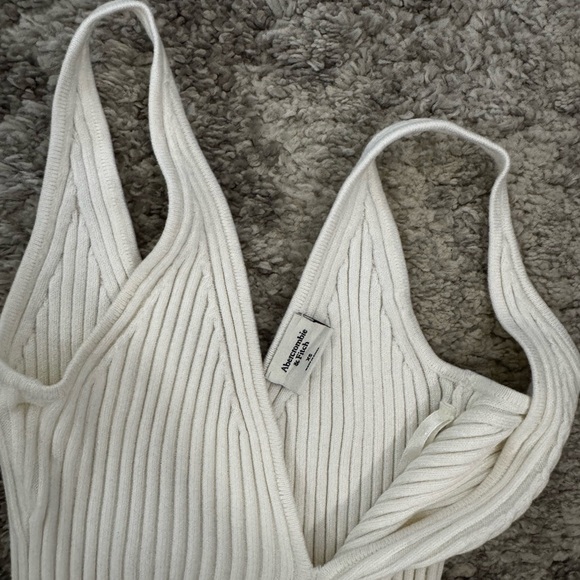 A&F Elevated Keyhole Ribbed Knit Dress - Picture 5 of 7